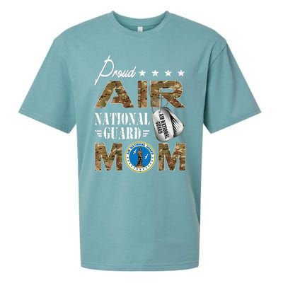 Proud Air National Guard Mom Air National Guard Mom Sueded Cloud Jersey T-Shirt