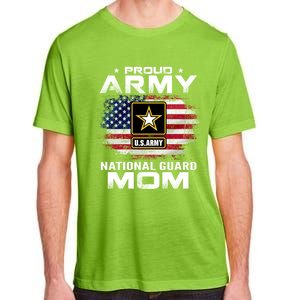 Proud Army National Guard Mom With American Flag Gift Cool Gift Adult ChromaSoft Performance T-Shirt