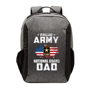 Proud Army National Guard Dad With American Flag Gift Vector Backpack