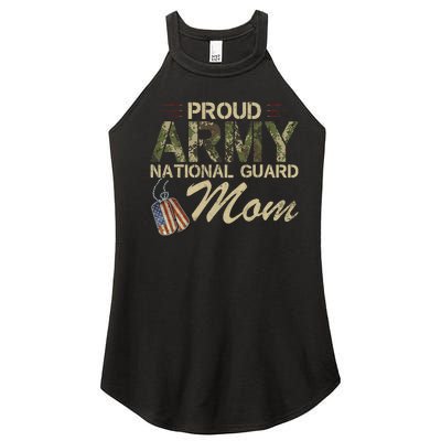 Proud Army National Guard Mom Mothers Day Women’s Perfect Tri Rocker Tank