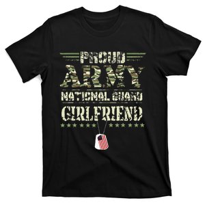 Proud Army National Guard Girlfriend USA Military Veteran T-Shirt