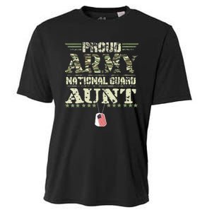 Proud Army National Guard Aunt USA Military Veteran Cooling Performance Crew T-Shirt