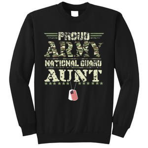 Proud Army National Guard Aunt USA Military Veteran Sweatshirt