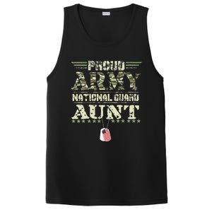 Proud Army National Guard Aunt USA Military Veteran PosiCharge Competitor Tank