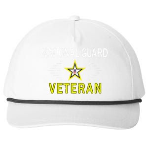 Proud Army National Guard Veteran Snapback Five-Panel Rope Hat