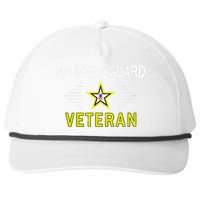 Proud Army National Guard Veteran Snapback Five-Panel Rope Hat