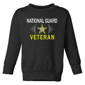 Proud Army National Guard Veteran Toddler Sweatshirt