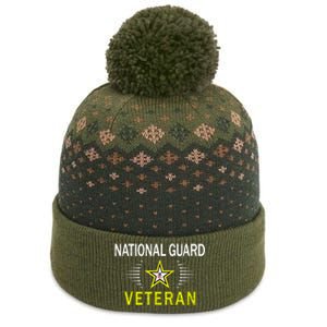 Proud Army National Guard Veteran The Baniff Cuffed Pom Beanie