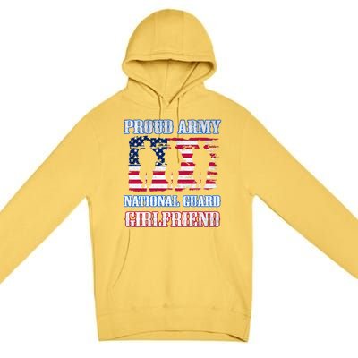 Proud Army National Guard Friend Vintage Military Army Funny Gift Premium Pullover Hoodie