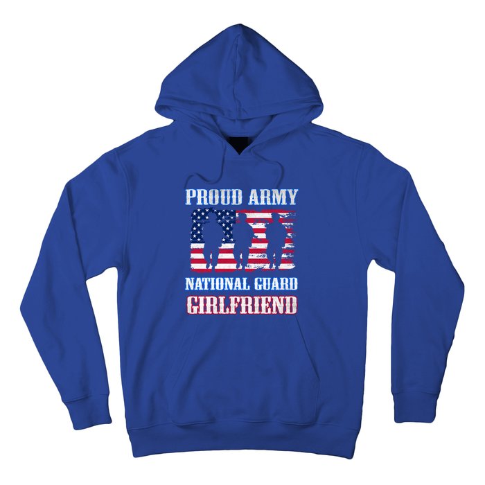 Proud Army National Guard Friend Vintage Military Army Funny Gift Hoodie