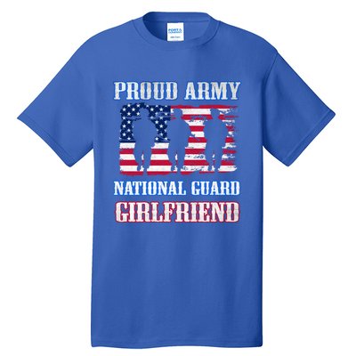 Proud Army National Guard Friend Vintage Military Army Funny Gift Tall T-Shirt