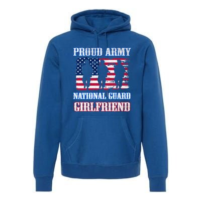 Proud Army National Guard Friend Vintage Military Army Funny Gift Premium Hoodie