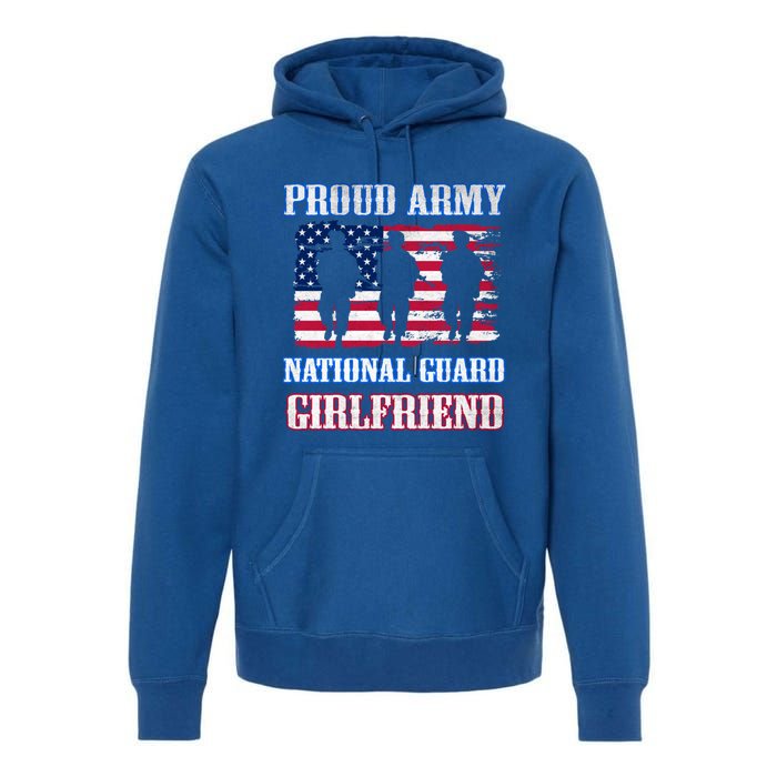 Proud Army National Guard Friend Vintage Military Army Funny Gift Premium Hoodie