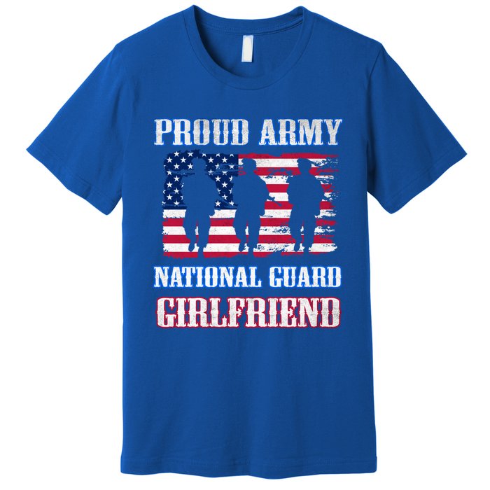 Proud Army National Guard Friend Vintage Military Army Funny Gift Premium T-Shirt