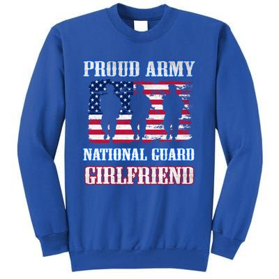 Proud Army National Guard Friend Vintage Military Army Funny Gift Tall Sweatshirt