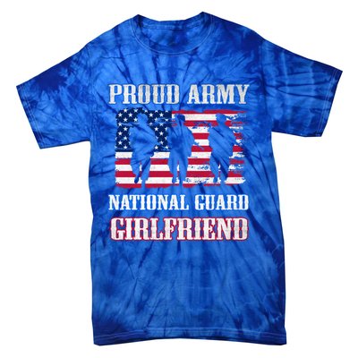 Proud Army National Guard Friend Vintage Military Army Funny Gift Tie-Dye T-Shirt