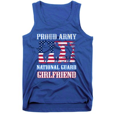 Proud Army National Guard Friend Vintage Military Army Funny Gift Tank Top