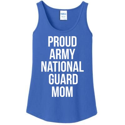 Proud Army National Guard Mom Gift Ladies Essential Tank