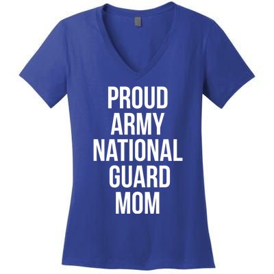 Proud Army National Guard Mom Gift Women's V-Neck T-Shirt