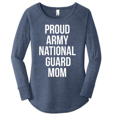 Proud Army National Guard Mom Gift Women's Perfect Tri Tunic Long Sleeve Shirt