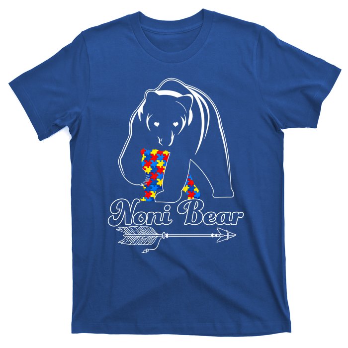 Proud Autism Noni Bear Autism Awareness Autistic Support Gift T-Shirt