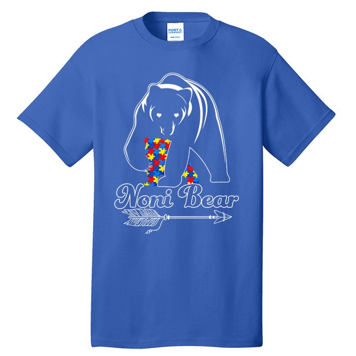 Proud Autism Noni Bear Autism Awareness Autistic Support Gift Tall T-Shirt