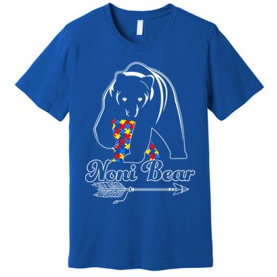 Proud Autism Noni Bear Autism Awareness Autistic Support Gift Premium T-Shirt