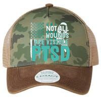 PTSD Awareness Not All Wounds Are Visible Legacy Tie Dye Trucker Hat