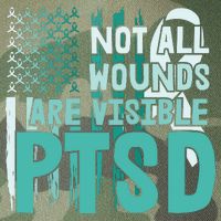 PTSD Awareness Not All Wounds Are Visible Legacy Tie Dye Trucker Hat
