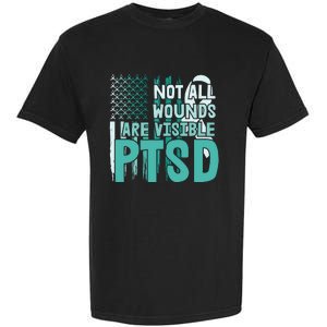 PTSD Awareness Not All Wounds Are Visible Garment-Dyed Heavyweight T-Shirt