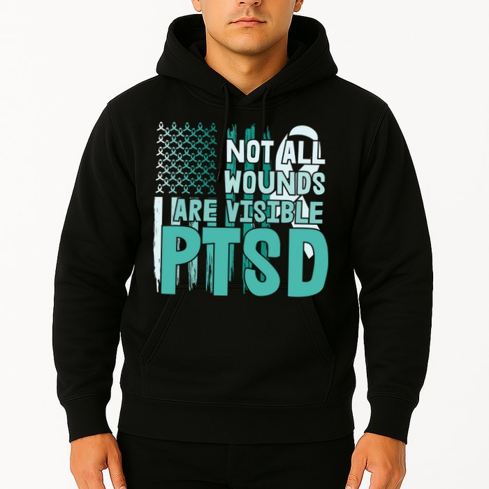 PTSD Awareness Not All Wounds Are Visible Hoodie