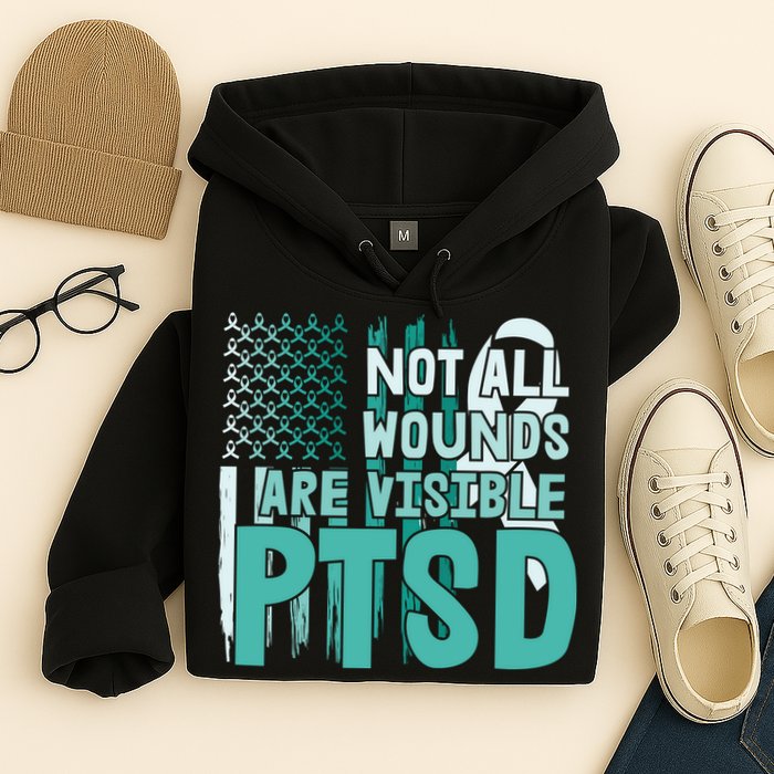 PTSD Awareness Not All Wounds Are Visible Hoodie