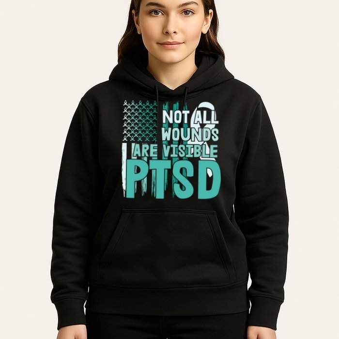 PTSD Awareness Not All Wounds Are Visible Hoodie