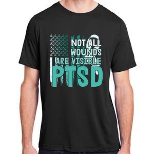 PTSD Awareness Not All Wounds Are Visible Adult ChromaSoft Performance T-Shirt