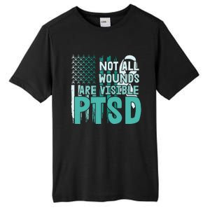 PTSD Awareness Not All Wounds Are Visible Tall Fusion ChromaSoft Performance T-Shirt