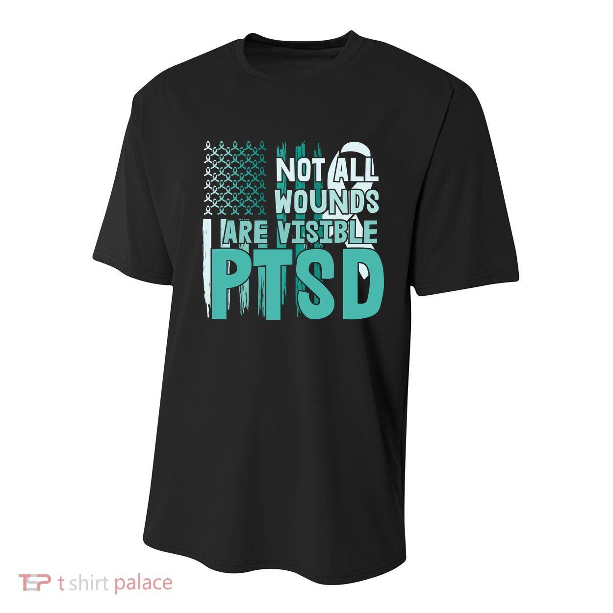 PTSD Awareness Not All Wounds Are Visible Youth Performance Sprint T-Shirt