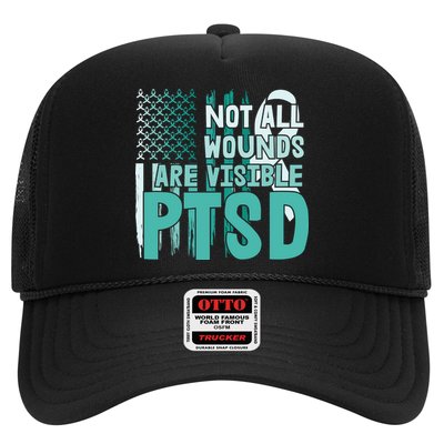 PTSD Awareness Not All Wounds Are Visible Trucker Hat