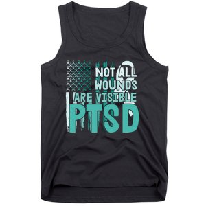 PTSD Awareness Not All Wounds Are Visible Tank Top