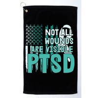 PTSD Awareness Not All Wounds Are Visible Golf Towel
