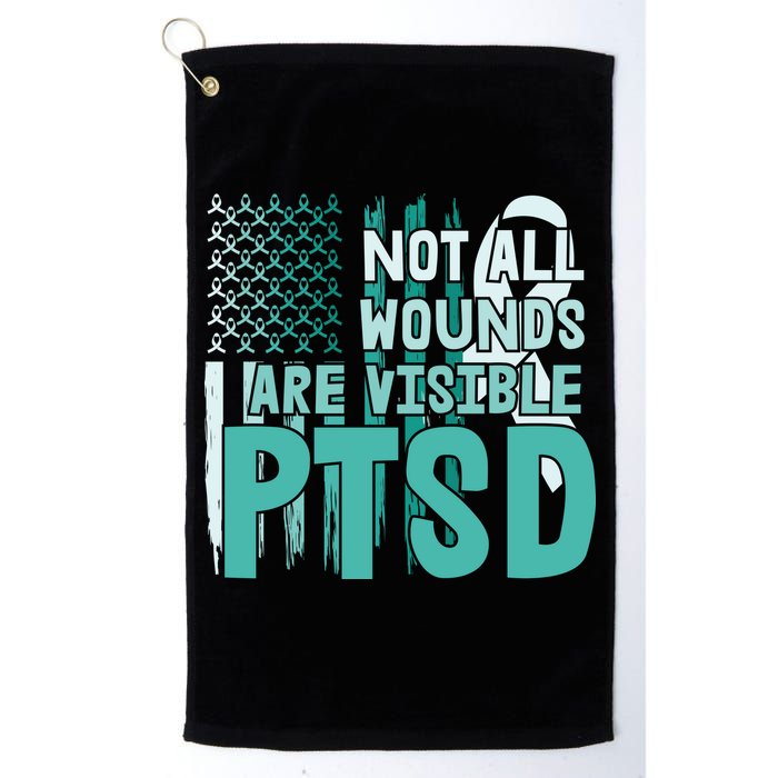 PTSD Awareness Not All Wounds Are Visible Golf Towel