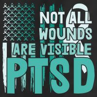 PTSD Awareness Not All Wounds Are Visible Golf Towel