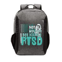 PTSD Awareness Not All Wounds Are Visible Vector Backpack