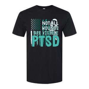 PTSD Awareness Not All Wounds Are Visible Softstyle CVC T-Shirt