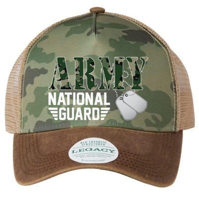 Proud Army National Guard Military Family Veteran Army Legacy Tie Dye Trucker Hat