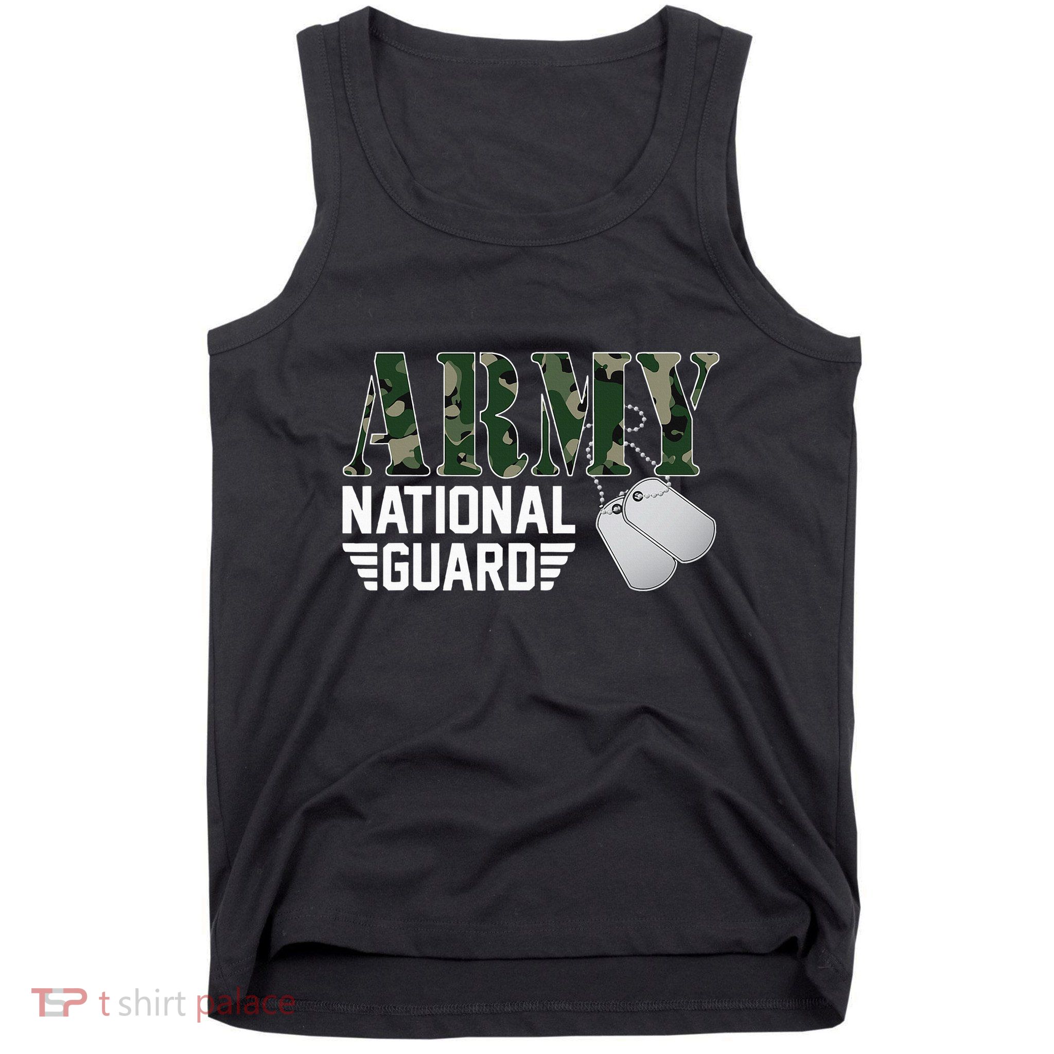 Proud Army National Guard Military Family Veteran Army Tank Top