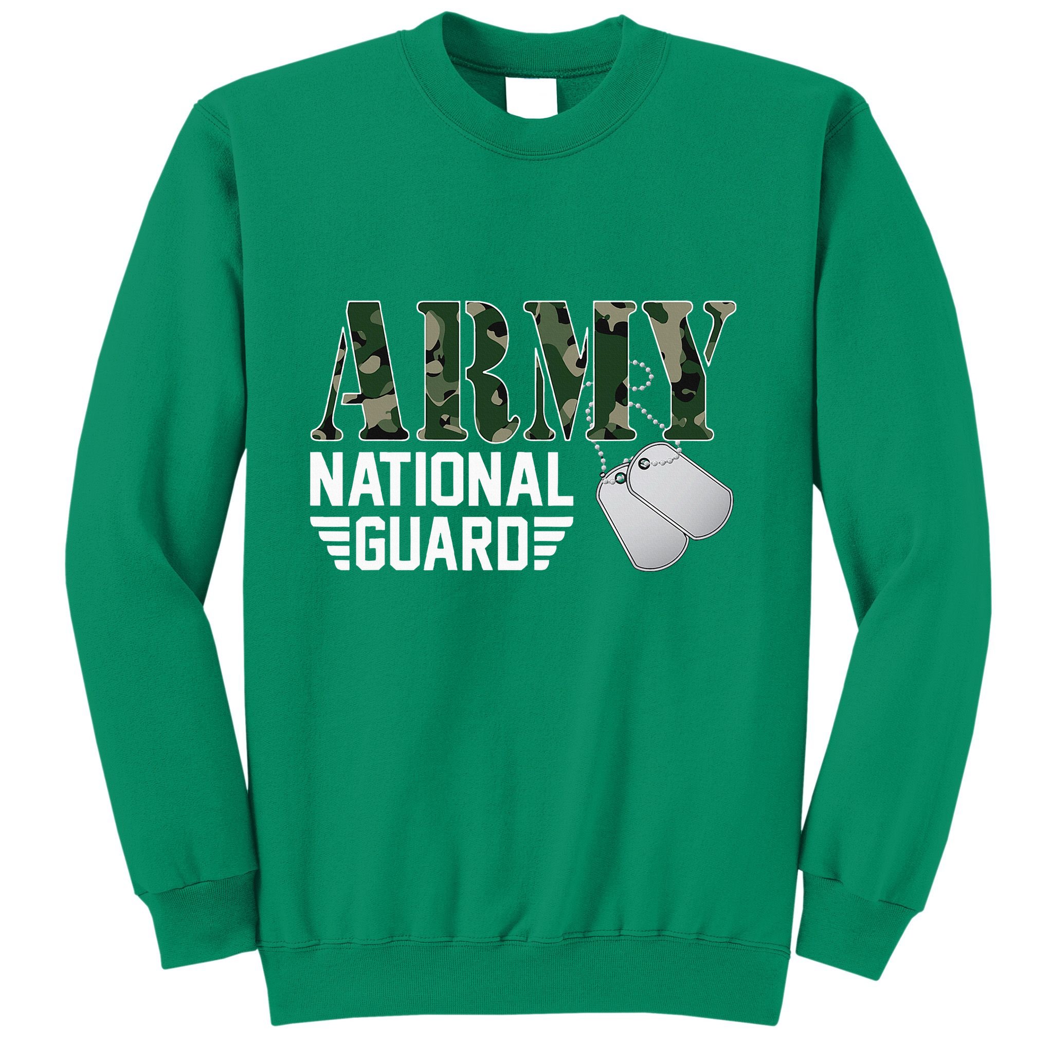 Proud Army National Guard Military Family Veteran Army Sweatshirt