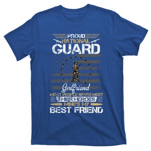 Proud Army National Guard Friend Flag Great Gift U S Military Gift T-Shirt