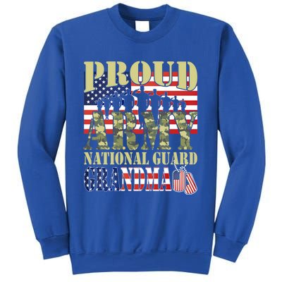 Proud Army National Guard Grandma Army Grandma Gift Usa Flag Gift Sweatshirt