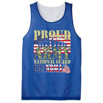 Proud Army National Guard Grandma Army Grandma Gift Usa Flag Gift Mesh Reversible Basketball Jersey Tank