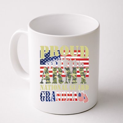 Proud Army National Guard Grandma Army Grandma Gift Usa Flag Gift Coffee Mug